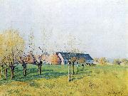 Alfred Sisley, Bauernhof zum Hollenkaff